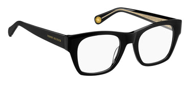 Premium Women Tommy Hilfiger Eyeglasses: TH 1865 : Black(2) - SpecSMART Eye Clinic (Diagonal View)